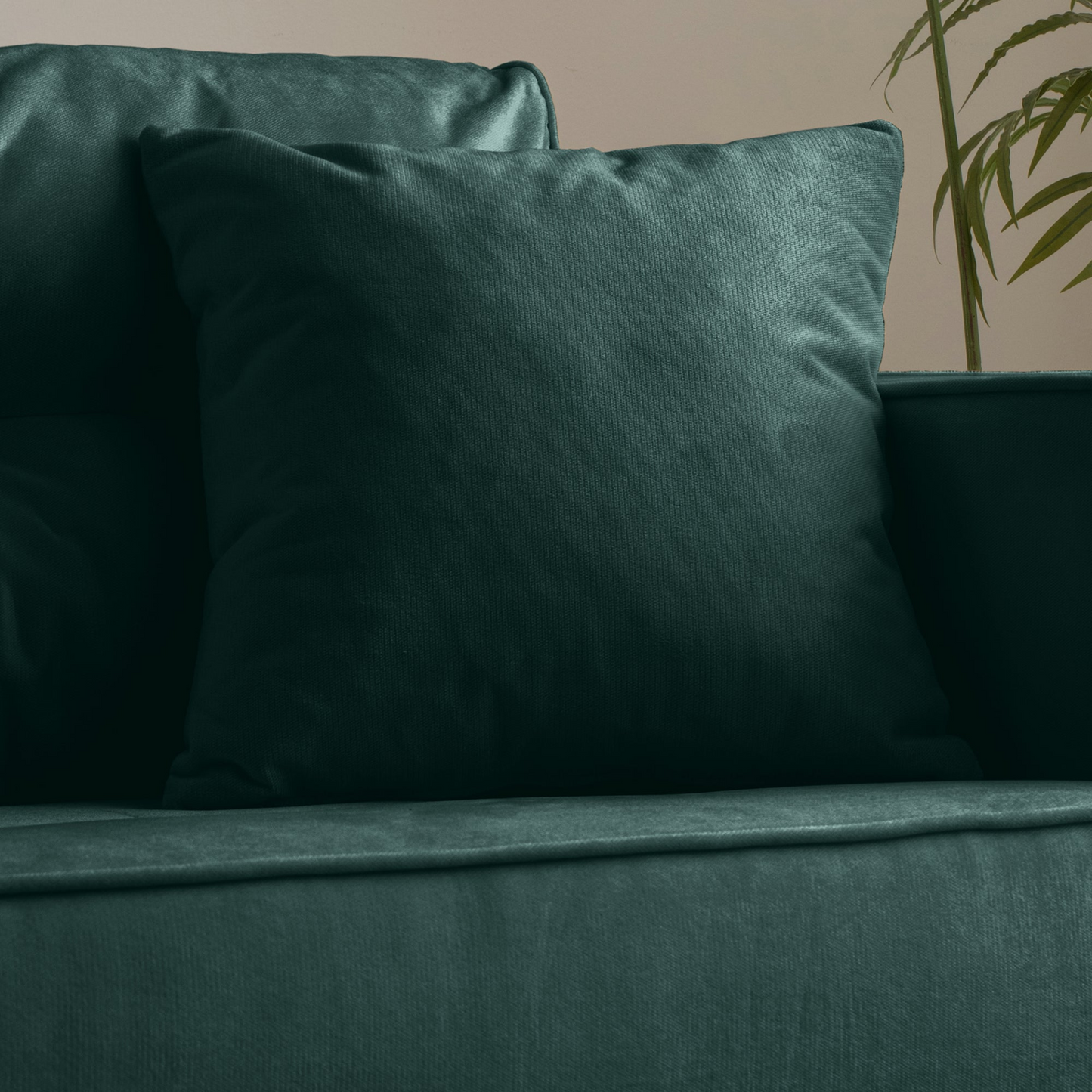 Sofa & Chair sets | Velvet Sofa Couch Luxury Modern Upholstered 3-Seater sofa with 2 Pillows for Living Room, Apartment and Small Space | casafoyer.myshopify.com