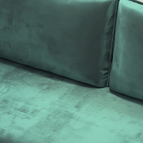 [product_type] | 71'' Velvet Sofa - Mid Century Couch with 2 Throw Pillows & Pockets for Living Room, Green | casafoyer.myshopify.com