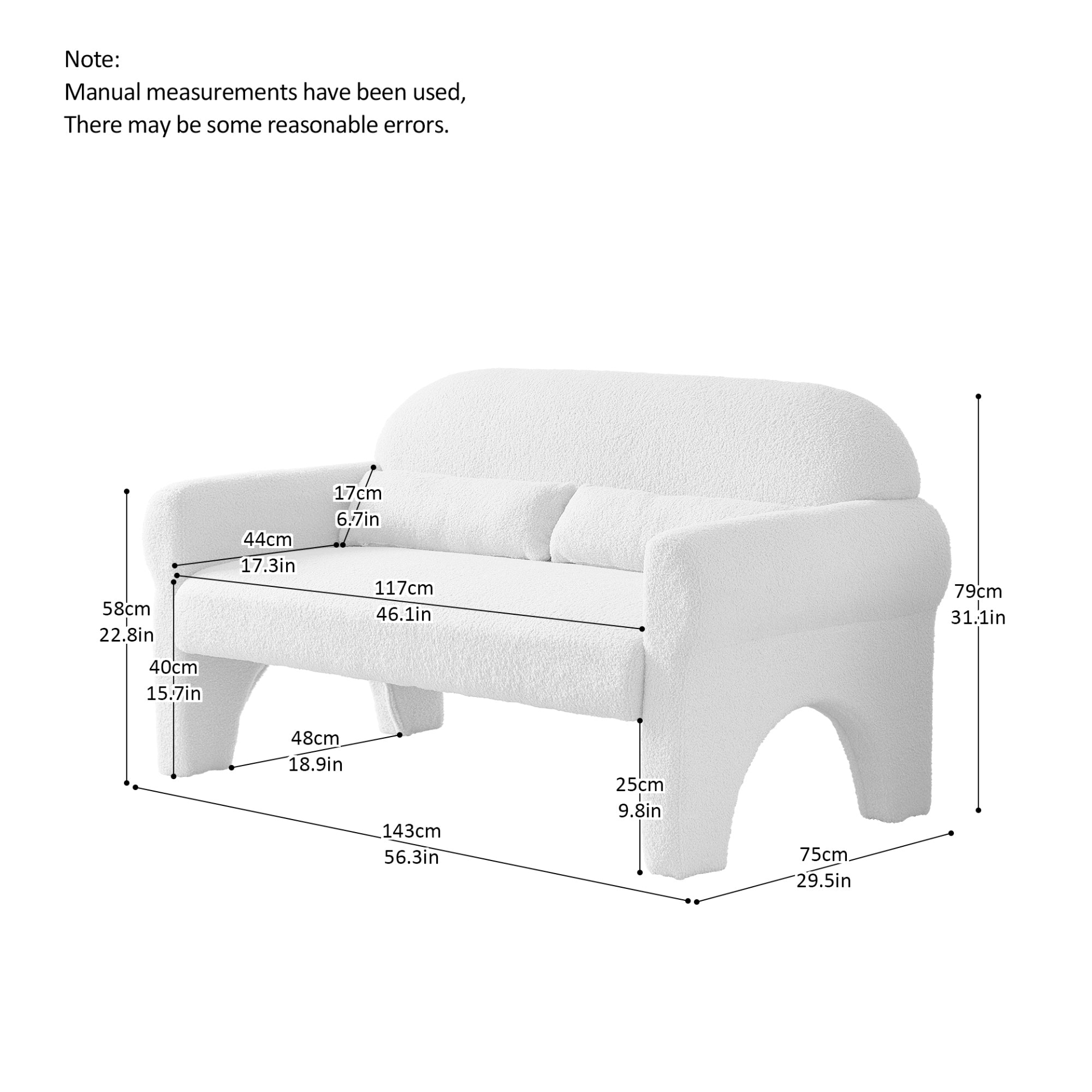 Sofa & Chair sets | Modern Boucle Loveseat for Living Room - Stylish and Comfortable | casafoyer.myshopify.com