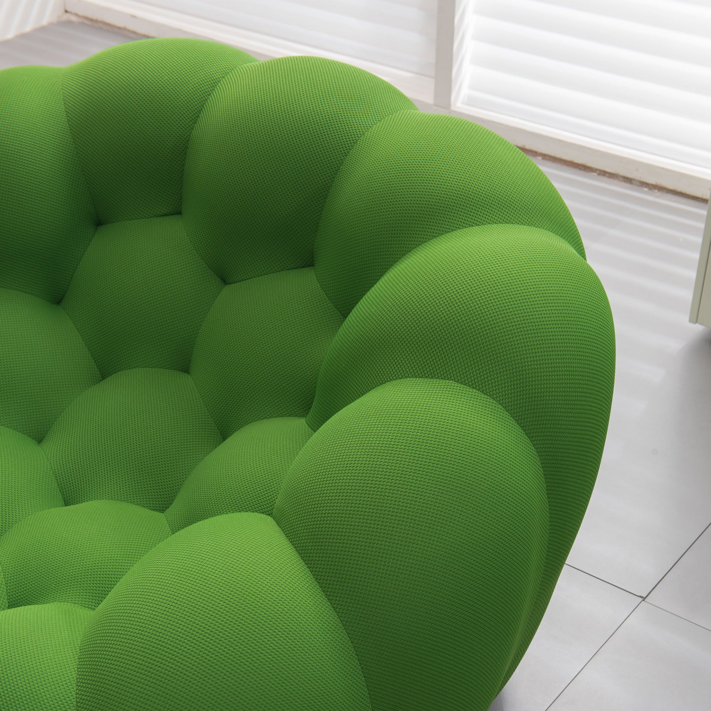 [product_type] | 74.8'' Modern Bubble Floor Couch for Living Room, Green | casafoyer.myshopify.com