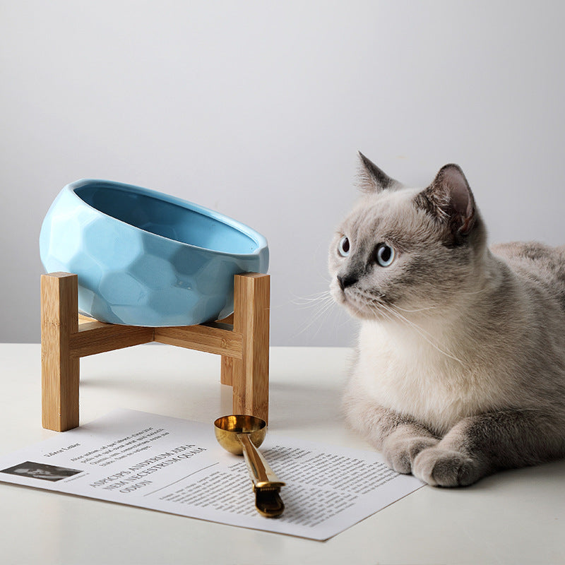 Pet Feeders | CasaFoyer Ceramic Bowl for Pets with Stand | casafoyer.myshopify.com