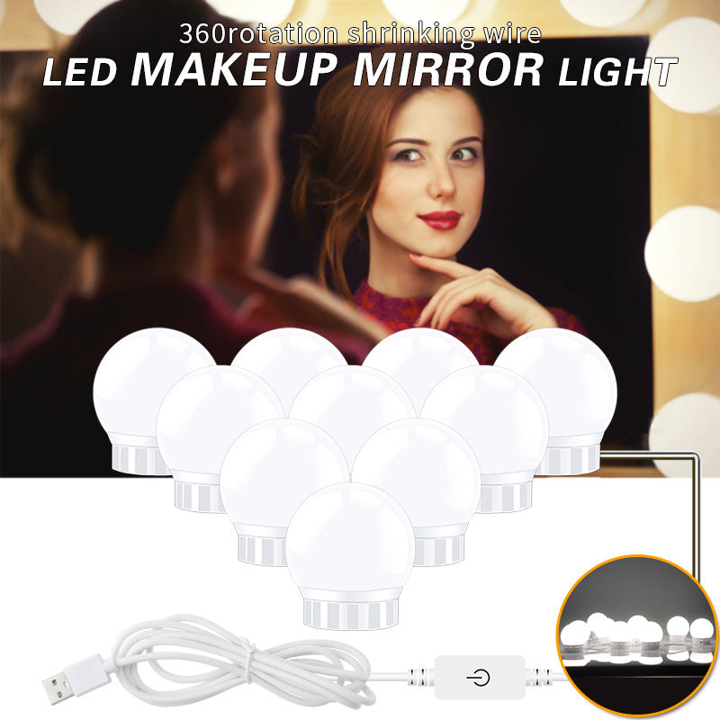 Decorative Light | CasaFoyer USB Touch Switch LED Makeup Mirror Light Bulb - Glamour and Precision for Your Vanity | casafoyer.myshopify.com