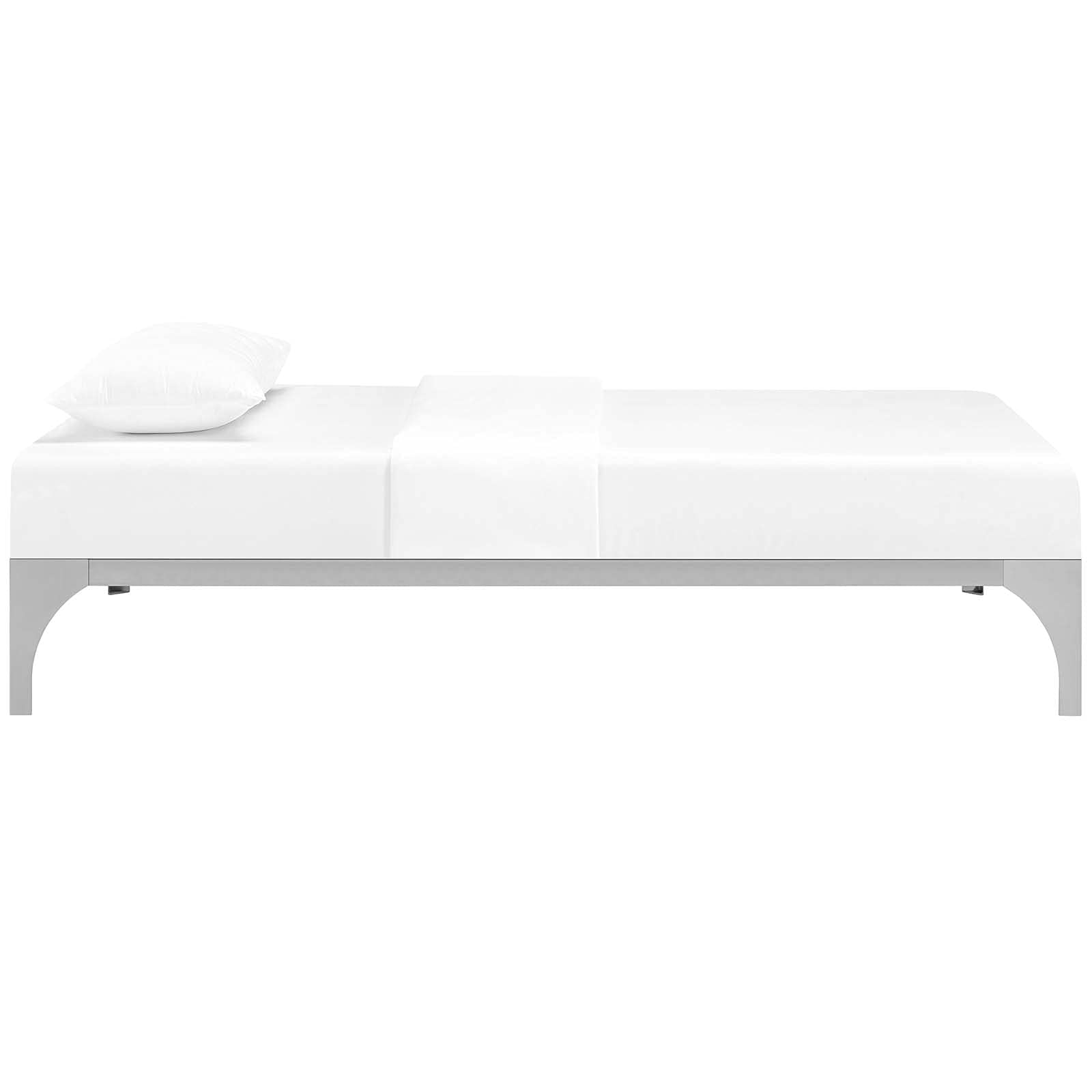 Bed | CasaFoyer Ollie Bed Frame | Slatted Wood Support | Steel Frame | No Boxspring Needed | 1300 lbs Weight Capacity | Modern Design | Twin Size | casafoyer.myshopify.com