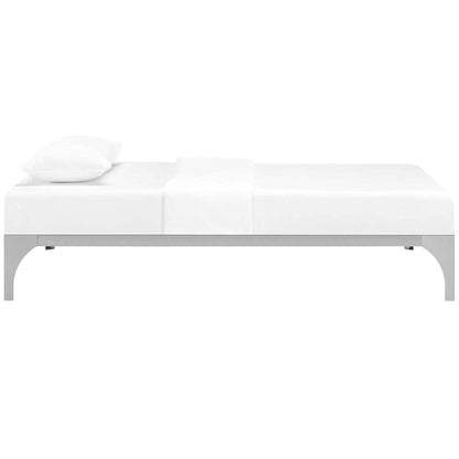 Bed | CasaFoyer Ollie Bed Frame | Slatted Wood Support | Steel Frame | No Boxspring Needed | 1300 lbs Weight Capacity | Modern Design | Twin Size | casafoyer.myshopify.com