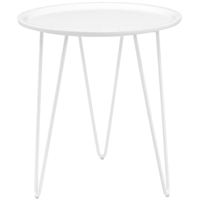 end tables | Ergode Digress Side Table | Mid-Century Design | Steel Hairpin Legs | Matte Finish | Versatile & Stylish | Perfect for Compact Living Spaces | casafoyer.myshopify.com