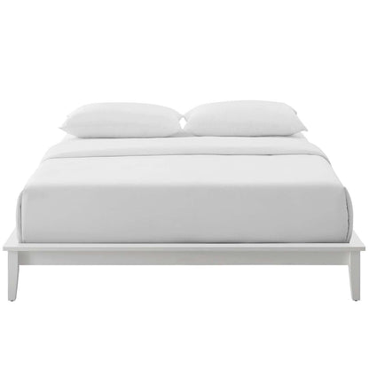 bed frames | CasaFoyer Lodge Queen Platform Bed Frame | Rustic Wood | Supports Memory Foam, Latex, Innerspring & Hybrid Mattresses | No Box Spring Needed | 800 lbs Weight Capacity | casafoyer.myshopify.com