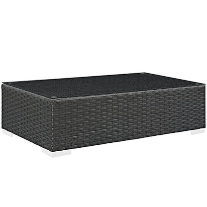 kitchen and dining room sets | CasaFoyer Sojourn Outdoor Patio Furniture Set | Sunbrella Cushions | Synthetic Rattan | UV Protection | Aluminum Frame | Coffee Table, Ottoman, Sofa | casafoyer.myshopify.com
