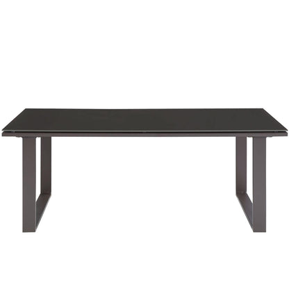Patio Furniture Sets | Fortuna Outdoor Patio Coffee Table | Modern Aluminum Design | Enhance Your Outdoor Experience | casafoyer.myshopify.com