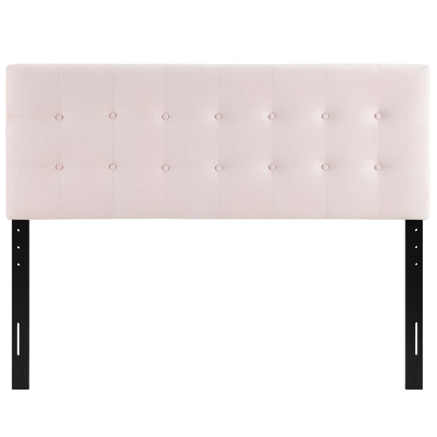 headboards | CasaFoyer Emily Performance Velvet Biscuit Tufted King Headboard | Timeless Charm & Contemporary Luxury | Stain-Resistant Velvet | Adjustable Mounting | Pink | casafoyer.myshopify.com