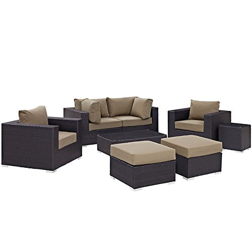 kitchen and dining room sets | CasaFoyer Convene Outdoor Sectional Set | Adjustable | Weather-Resistant | 8 Piece Patio Furniture | Coffee Table | Side Table | Armchair | Corner | Ottoman | casafoyer.myshopify.com