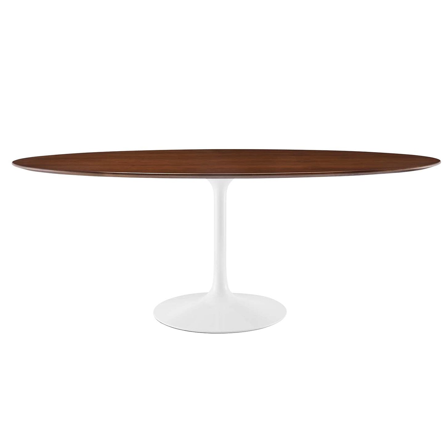 patio dining tables | CasaFoyer Lippa 78 Dining Table | Iconic Modern Design | Circular Top | Tapered Base | Chip-Resistant Finish | Walnut Wood | casafoyer.myshopify.com