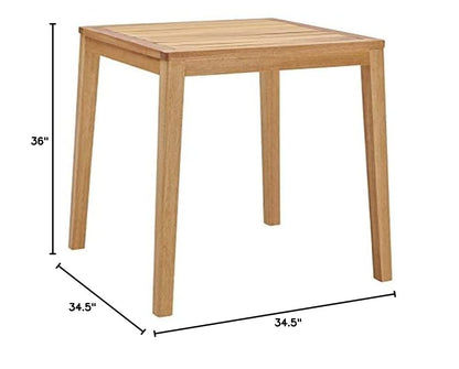 bar tables | Ergode Portsmouth Outdoor Patio Bar Table | FSC Certified Karri Wood | Slatted Tabletop | Stylish & Durable | Holds up to 331 lbs | casafoyer.myshopify.com