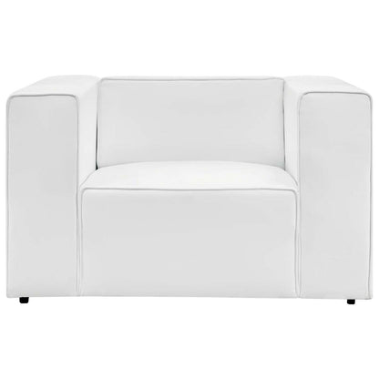 home office desk chairs | CasaFoyer Mingle Vegan Leather Armchair | Ultimate Comfort & Style | Spacious Seating | Dense Foam Padding | Adjustable Design | Vegan Leather Upholstery | Elegant Piping Details | Sturdy Plastic Legs | Ideal for Modern Décor | casafoyer.myshopify.com