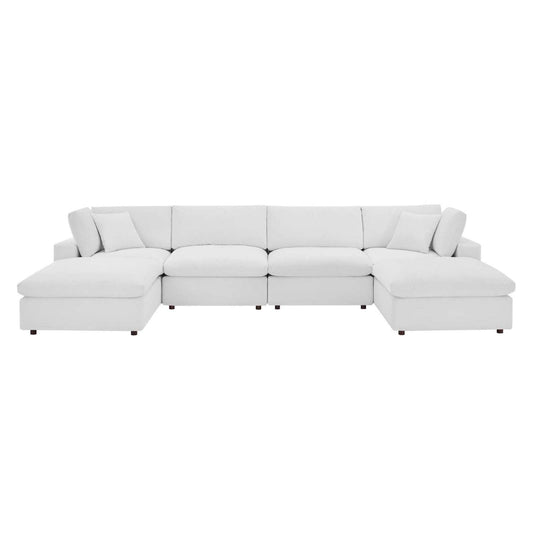kitchen and dining room sets | CasaFoyer Commix Sectional Sofa | Luxurious & Inviting | Stain-Resistant Velvet | Solid Wood Construction | Foam Padded Cushions | Ultimate Relaxation | 6-Piece Set | casafoyer.myshopify.com