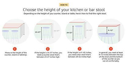 barstools | CasaFoyer Promenade Side Bamboo & Metal Bar Stool | Vintage Steel Finish | Industrial Modern Aesthetic | Set of 1 | casafoyer.myshopify.com