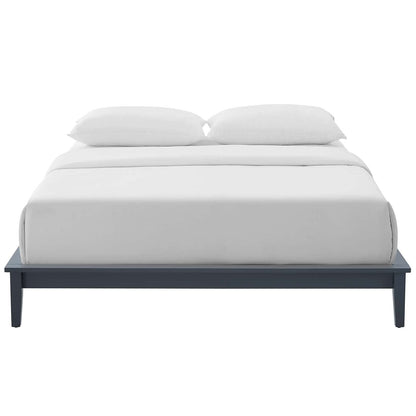bed frames | CasaFoyer Rustic Lodge Full Wood Platform Bed Frame | Durable Solid Wood | LVL Slat Support | 800 lbs Weight Capacity | Gray | casafoyer.myshopify.com