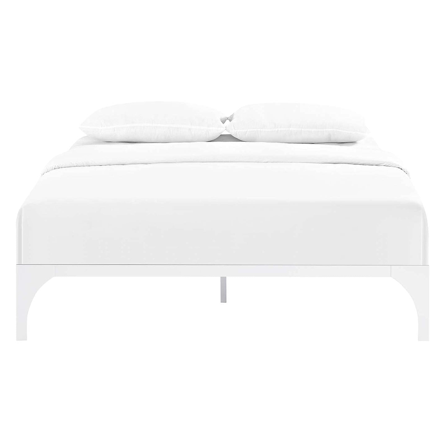 bed frames | CasaFoyer Ollie Queen Bed Frame | Solid Support for Memory Foam, Spring, Latex, and Hybrid Mattresses | Sleek and Minimalist Design | Weight Capacity of 1300 lbs | Silver | casafoyer.myshopify.com