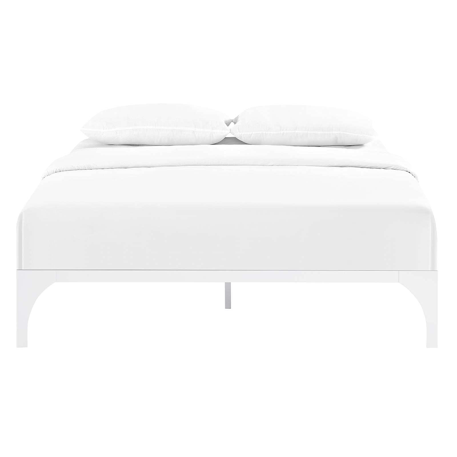 bed frames | CasaFoyer Ollie Queen Bed Frame | Solid Support for Memory Foam, Spring, Latex, and Hybrid Mattresses | Sleek and Minimalist Design | Weight Capacity of 1300 lbs | Silver | casafoyer.myshopify.com