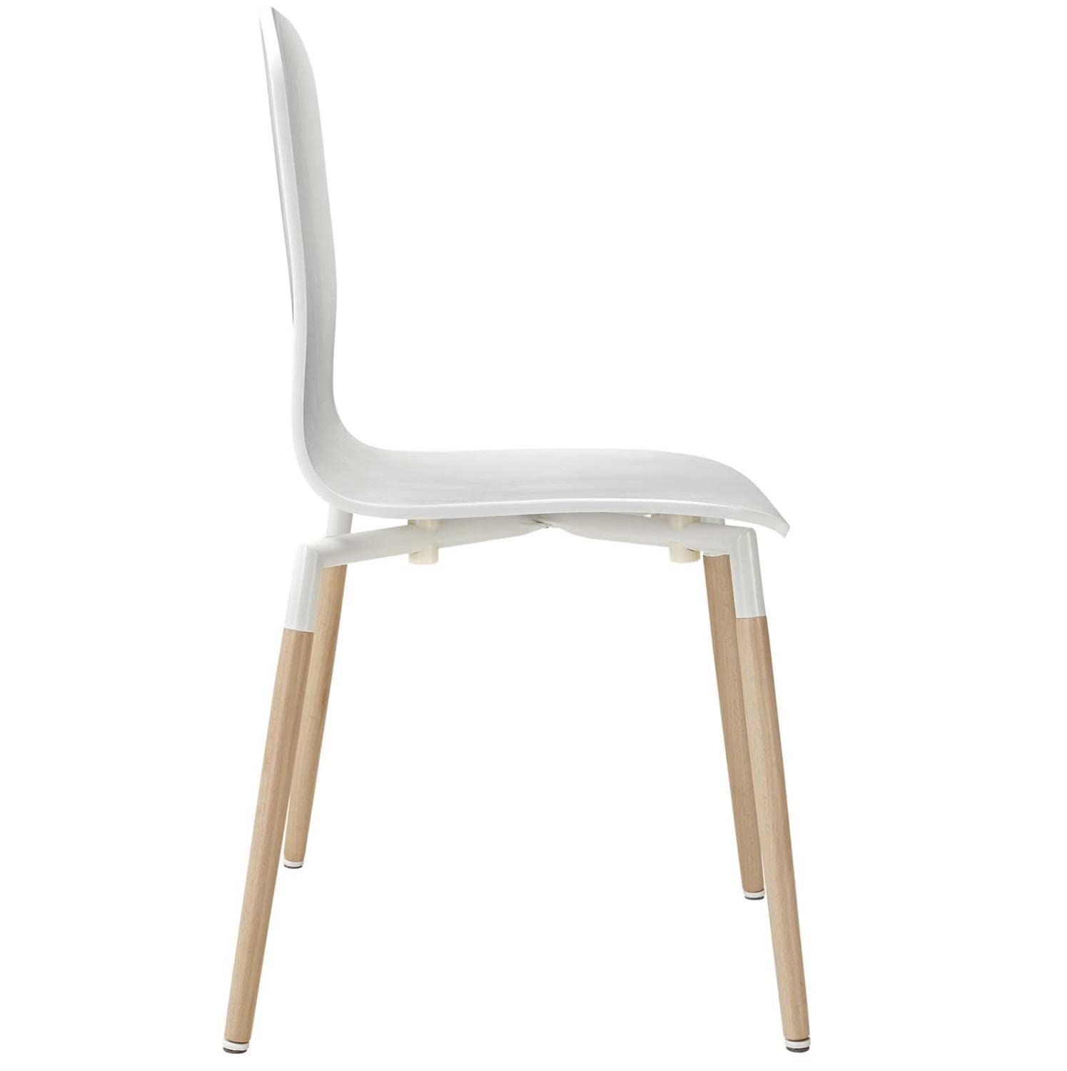 childrens table and chair sets | CasaFoyer Stack Wood Dining Set | Sleek & Sophisticated Furniture | Minimalist Decor | 4 Chairs & 1 Table | Durable Steel & Beech Wood Legs | White | casafoyer.myshopify.com