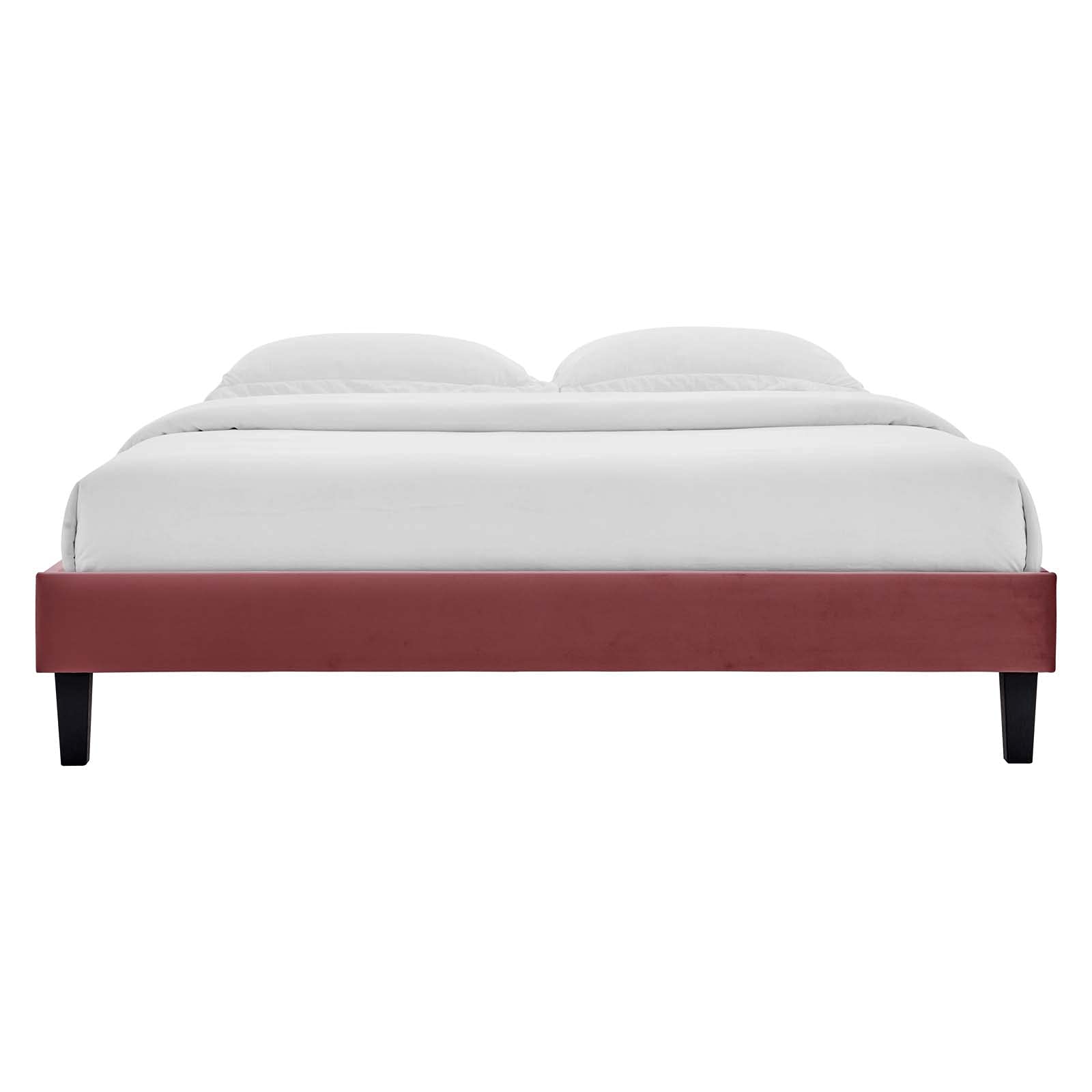 adjustable bed bases | CasaFoyer Reign Performance Velvet Queen Platform Bed Frame | Stain-Resistant | Poplar Wood Slat Support | 800 lbs Weight Capacity | casafoyer.myshopify.com