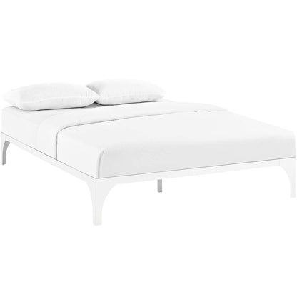 bed frames | CasaFoyer Ollie Queen Bed Frame | Solid Support for Memory Foam, Spring, Latex, and Hybrid Mattresses | Sleek and Minimalist Design | Weight Capacity of 1300 lbs | Silver | casafoyer.myshopify.com