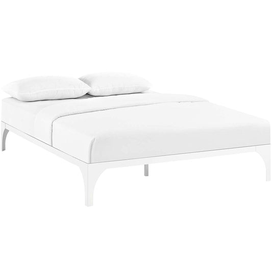 bed frames | CasaFoyer Ollie Queen Bed Frame | Solid Support for Memory Foam, Spring, Latex, and Hybrid Mattresses | Sleek and Minimalist Design | Weight Capacity of 1300 lbs | Silver | casafoyer.myshopify.com