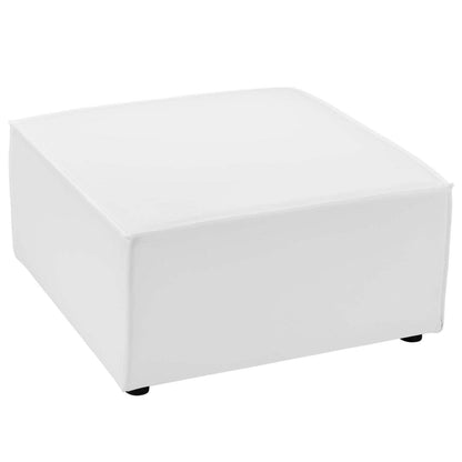 ottomans | CasaFoyer Outdoor Patio Saybrook Upholstered Sectional Sofa Ottoman | Comfortable | Weather-Resistant | Elegant Design | White | casafoyer.myshopify.com