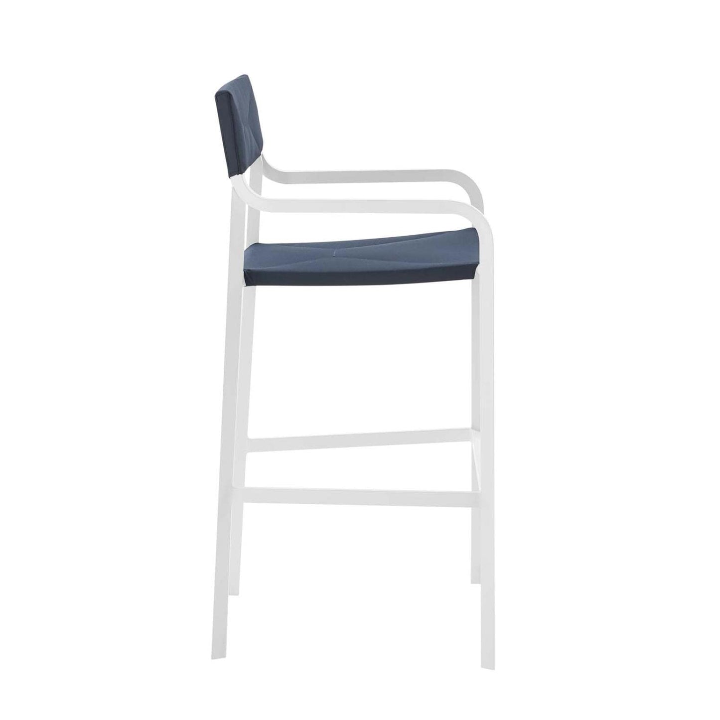 home office desk chairs | CasaFoyer Raleigh Outdoor Patio Dining Bar Stool Set of 2 | Sleek & Minimalist Design | All-Weather UV Resistant Fabric | Stackable & Compact Storage | 300 lbs Weight Capacity | casafoyer.myshopify.com