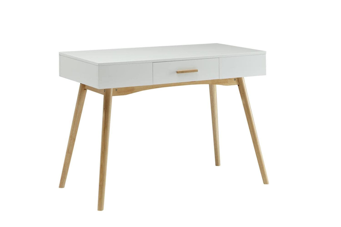 Desk | Ergode Oslo 1 Drawer Desk | Mid-Century Design | Spacious Table Top | Concealed Storage | Easy Assembly | Multiple Finishes | casafoyer.myshopify.com