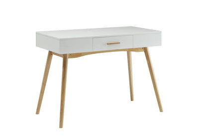 Desk | Ergode Oslo 1 Drawer Desk | Mid-Century Design | Spacious Table Top | Concealed Storage | Easy Assembly | Multiple Finishes | casafoyer.myshopify.com