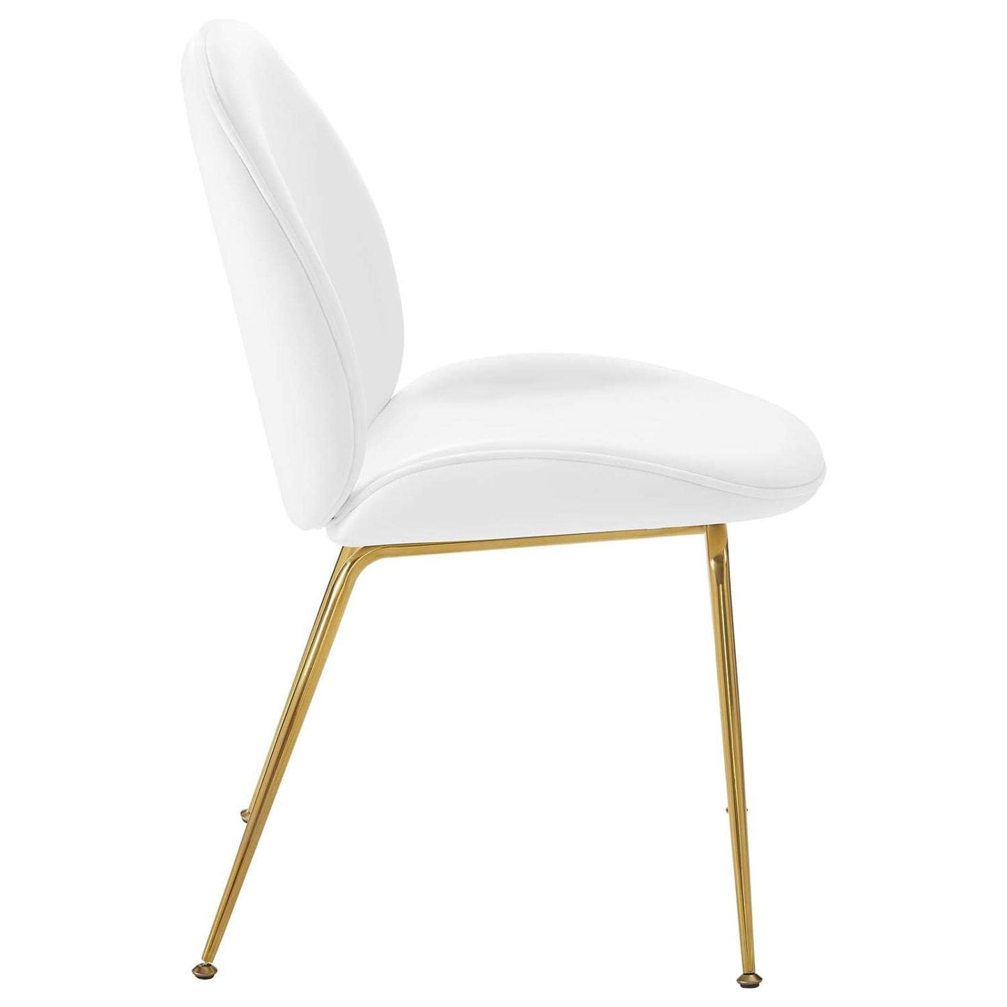 Dining Table | Scoop Gold Stainless Steel Leg Dining Chair | Vintage Glamour | Stain-Resistant Velvet Upholstery | Comfortable Foam Padding | Non-Marking Foot Caps | casafoyer.myshopify.com