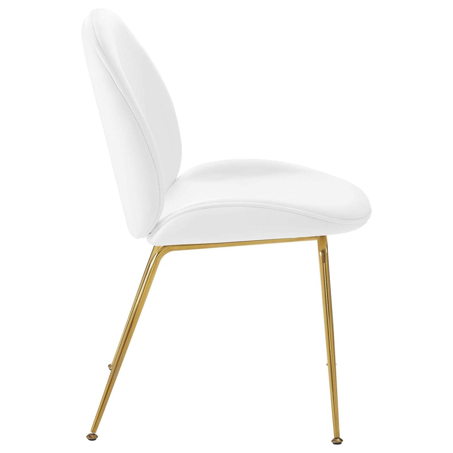 Dining Table | Scoop Gold Stainless Steel Leg Dining Chair | Vintage Glamour | Stain-Resistant Velvet Upholstery | Comfortable Foam Padding | Non-Marking Foot Caps | casafoyer.myshopify.com