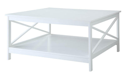 TABLE | Ergode Oxford 36 Square Coffee Table | Elegant Home Decor | Convenient Bottom Shelf | Spacious Table Top | Sold Separately | casafoyer.myshopify.com