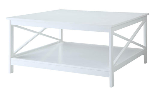 TABLE | Ergode Oxford 36 Square Coffee Table | Elegant Home Decor | Convenient Bottom Shelf | Spacious Table Top | Sold Separately | casafoyer.myshopify.com