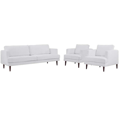 kitchen and dining room sets | CasaFoyer Agile Sofa & Armchair Set | Versatile & Stylish | Mid-Century, Contemporary, Modern | Removable Machine-Washable Covers | Weight Capacity: Sofa 1323 lbs, Armchair 441 lbs | Includes Sofa & 2 Armchairs | casafoyer.myshopify.com