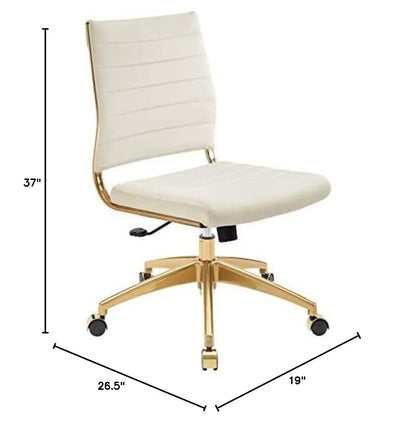 home office desk chairs | CasaFoyer Jive Armless Mid Back Office Chair | Stylish & Functional | Stain-Resistant Velvet Upholstery | Chrome-Plated Aluminum Base | Dual-Wheel Casters | Perfect for Modern Offices | casafoyer.myshopify.com