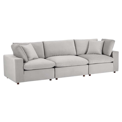 sofas | CasaFoyer Commix | High-End Sofa Set | Stain-Resistant Velvet | Solid Wood Construction | Duck Down Cushions | Cozy Relaxation in Modern Homes | casafoyer.myshopify.com
