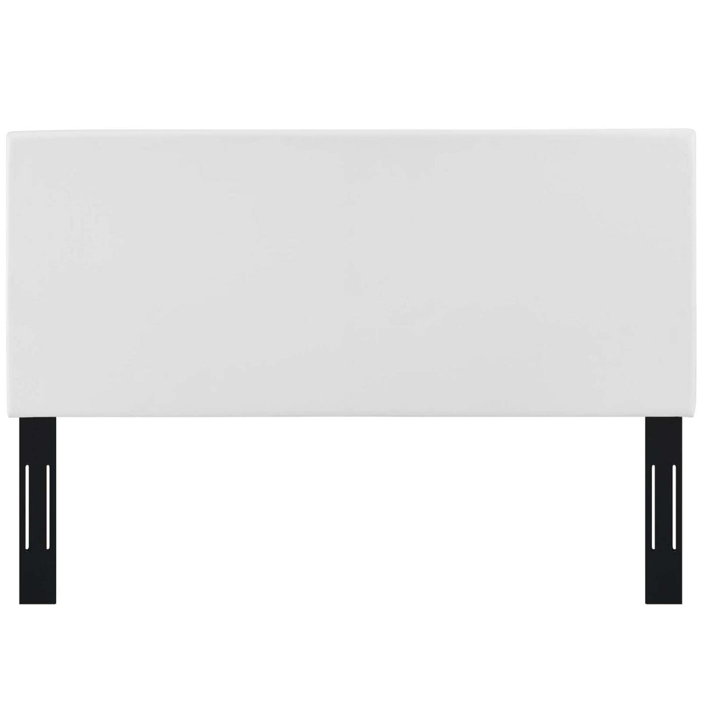 Bed | CasaFoyer Luxurious Claire King/California King Headboard | Elegant & Serene | Faux Leather Upholstery | Sturdy Frame | Adjustable Height | Black-Stained Wood Legs | Supportive & Comfortable | Opulent Addition | casafoyer.myshopify.com