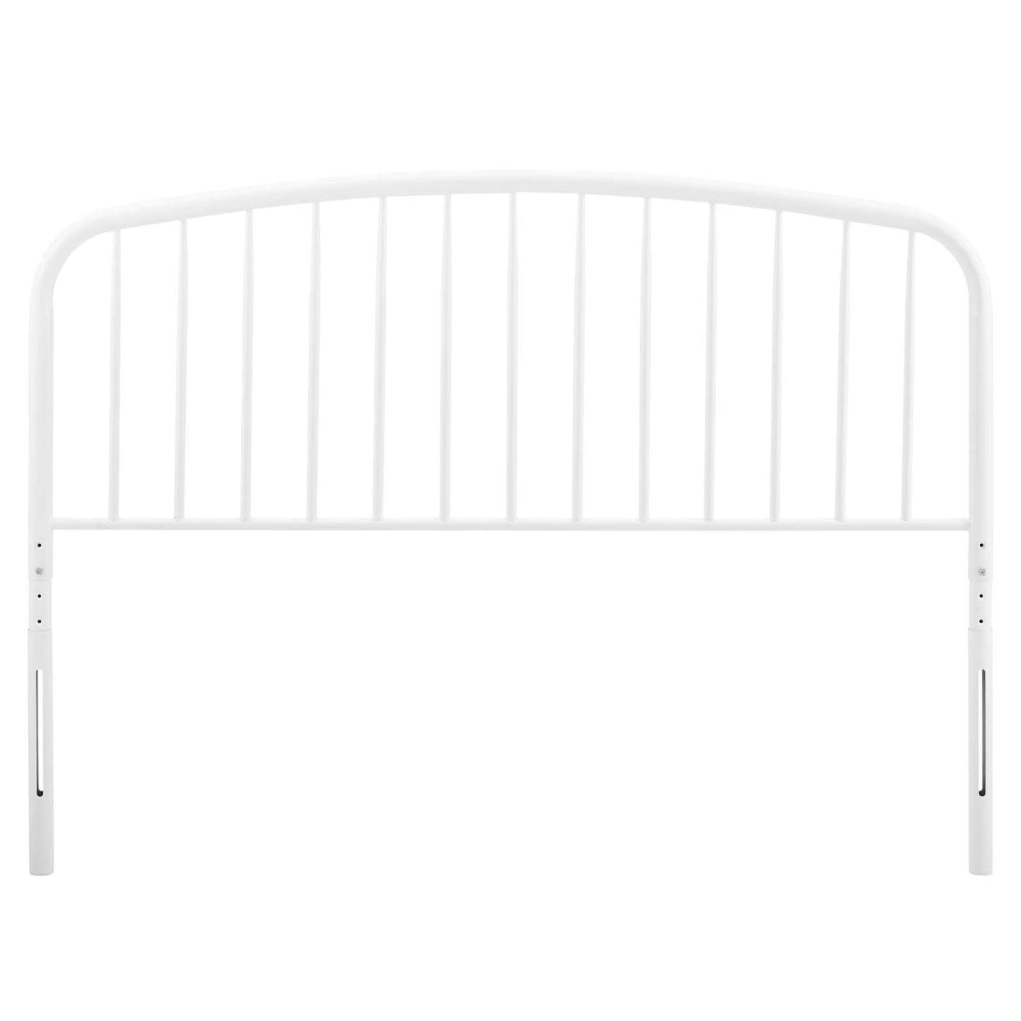 headboards | CasaFoyer Nova Metal King Headboard | Modern Farmhouse Style | Adjustable Height | Durable Iron Construction | Neutral Backdrop for Bedding | White | casafoyer.myshopify.com