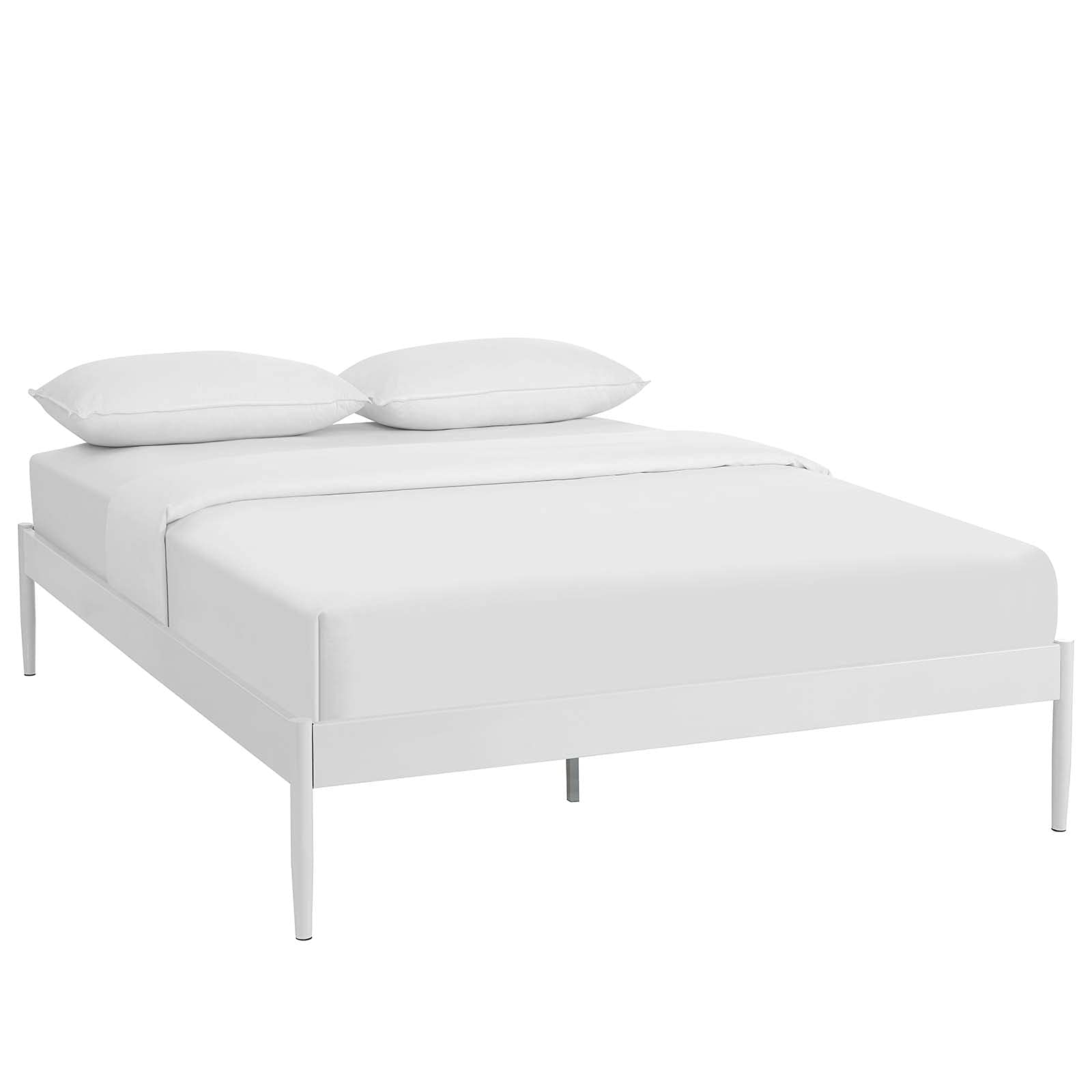 Bed | CasaFoyer  Elsie Bed Frame | Birchwood Support | Steel Frame | No Boxspring Needed | 1300 lbs Weight Capacity | Modern Design | Full Size | casafoyer.myshopify.com