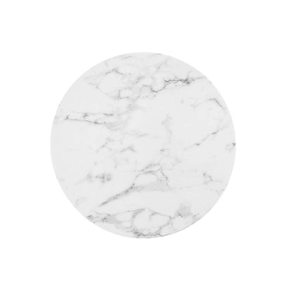 TABLE | Lippa 28 Bar Table | Timeless Modern Design | Scratch-Resistant Finish | White Marble | casafoyer.myshopify.com