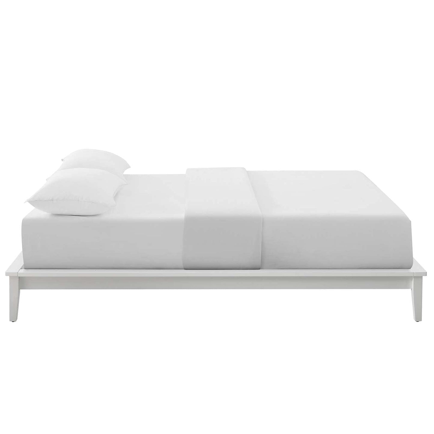 bed frames | CasaFoyer Lodge Queen Platform Bed Frame | Rustic Wood | Supports Memory Foam, Latex, Innerspring & Hybrid Mattresses | No Box Spring Needed | 800 lbs Weight Capacity | casafoyer.myshopify.com