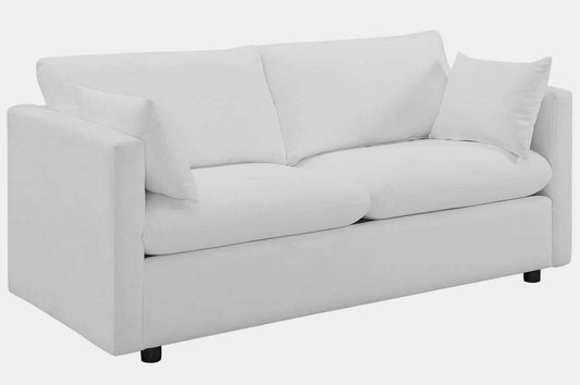 Sofa & Chair sets | CasaFoyer Activate | Versatile & Stylish Sofa | Cozy Seating | Soft Polyester Upholstery | Compact Box Delivery | Easy Setup | Rounded Cushion Corners | Accent Pillows | Wood Legs | 1102 lbs Weight Capacity | casafoyer.myshopify.com