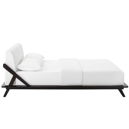 adjustable bed bases | CasaFoyer Luella Queen Platform Bed | Tranquil Sleep | Elegant Sled Design | Premium Upholstery | Solid Wood Frame | Slatted Support System | Mid-Century Style | Accommodates up to 800 lbs | casafoyer.myshopify.com