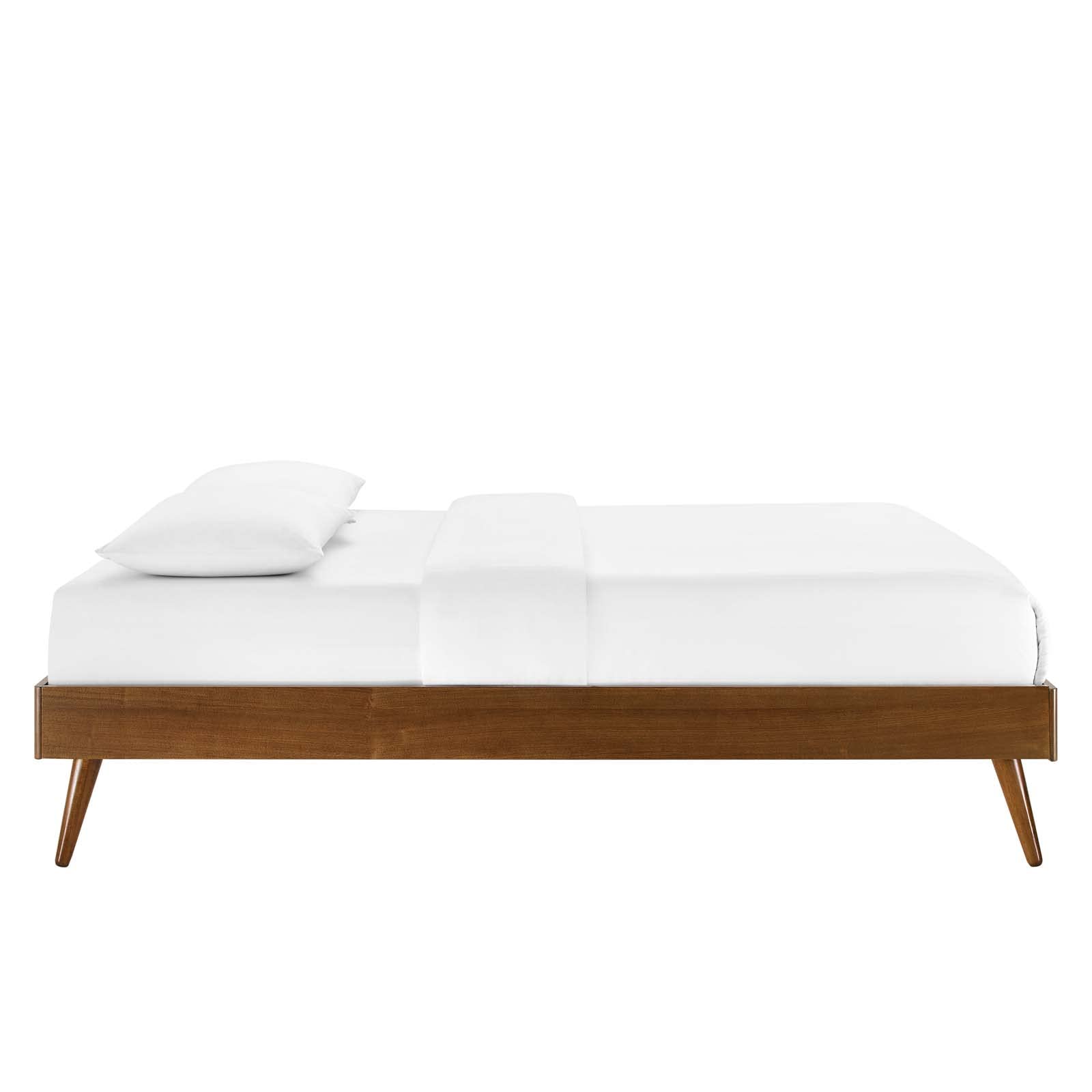 Bed | CasaFoyer Margo Full Platform Bed Frame | Modern Mid-Century Design | Wood Construction | No Box Spring Needed | Interchangeable Headboards | Easy Assembly | casafoyer.myshopify.com