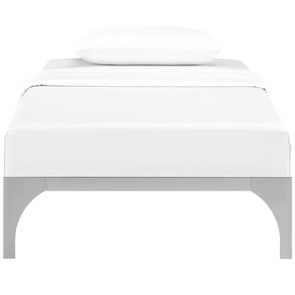 Bed | CasaFoyer Ollie Bed Frame | Slatted Wood Support | Steel Frame | No Boxspring Needed | 1300 lbs Weight Capacity | Modern Design | Twin Size | casafoyer.myshopify.com