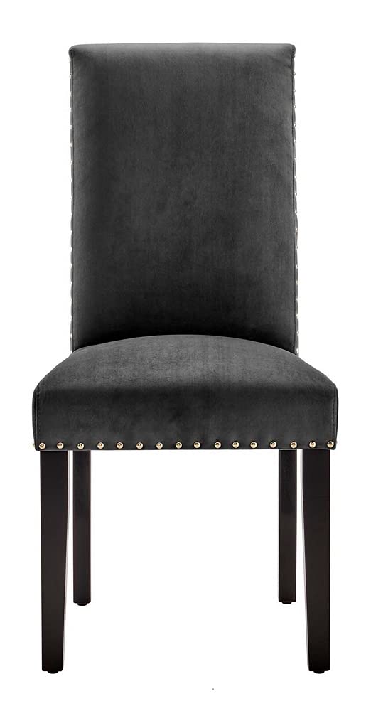 home office desk chairs | CasaFoyer Parcel Upholstered Performance Velvet Dining Room Side Chair - Set of 2 | Stain-Resistant | Vintage Modern Design | Soft Foam Padding | 285 lbs Weight Capacity | casafoyer.myshopify.com