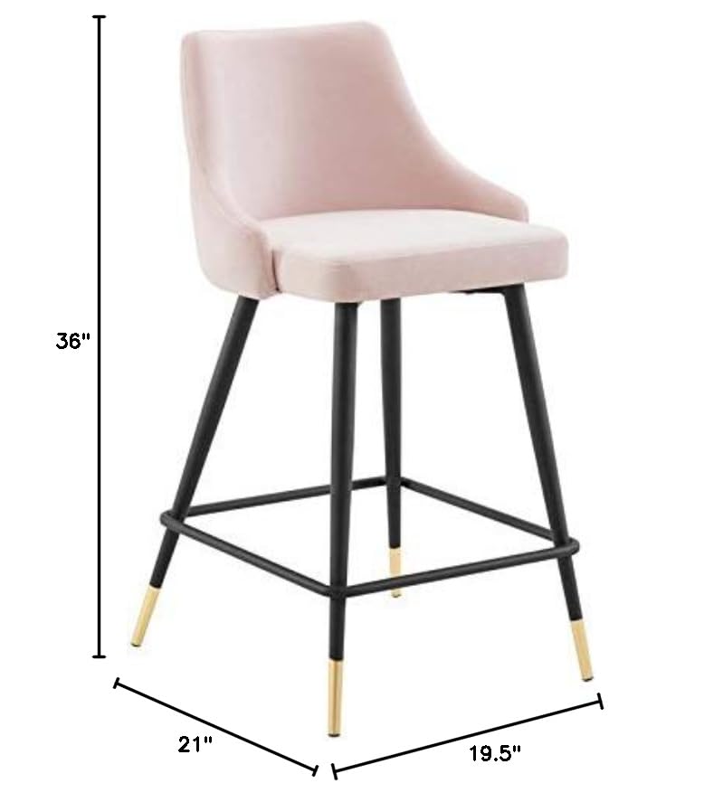 barstools | CasaFoyer Adorn Performance Velvet Counter Stool | Elegant, Comfortable, Stylish | Perfect for Dining Room, Kitchen, or Home Office | Supports up to 300 lbs | No Assembly Required | casafoyer.myshopify.com