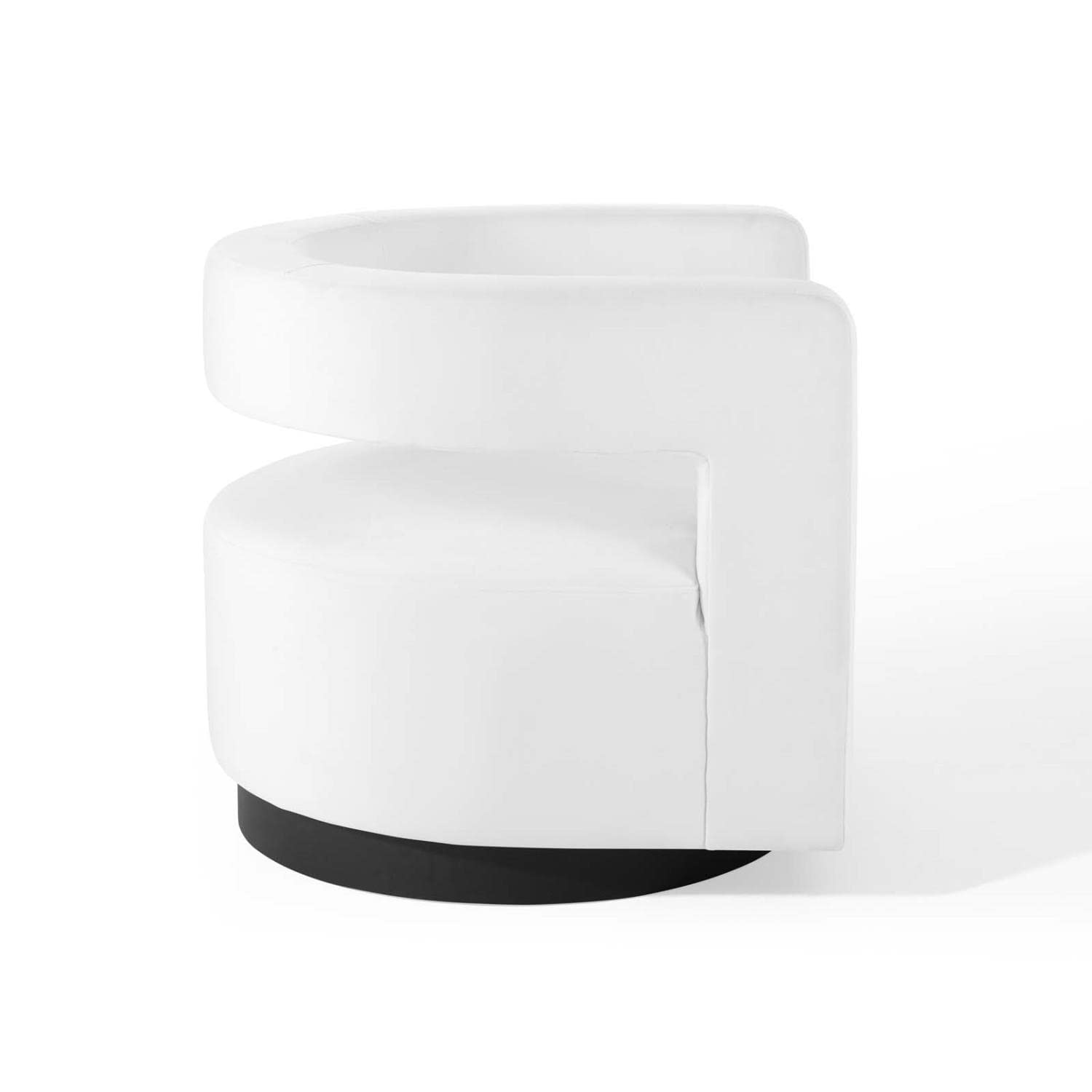 home office desk chairs | CasaFoyer Spin Performance Velvet Upholstered Swivel Accent Lounge Armchair | Vintage Glam Design | Stain-Resistant Upholstery | 360 Swivel Base | White | casafoyer.myshopify.com