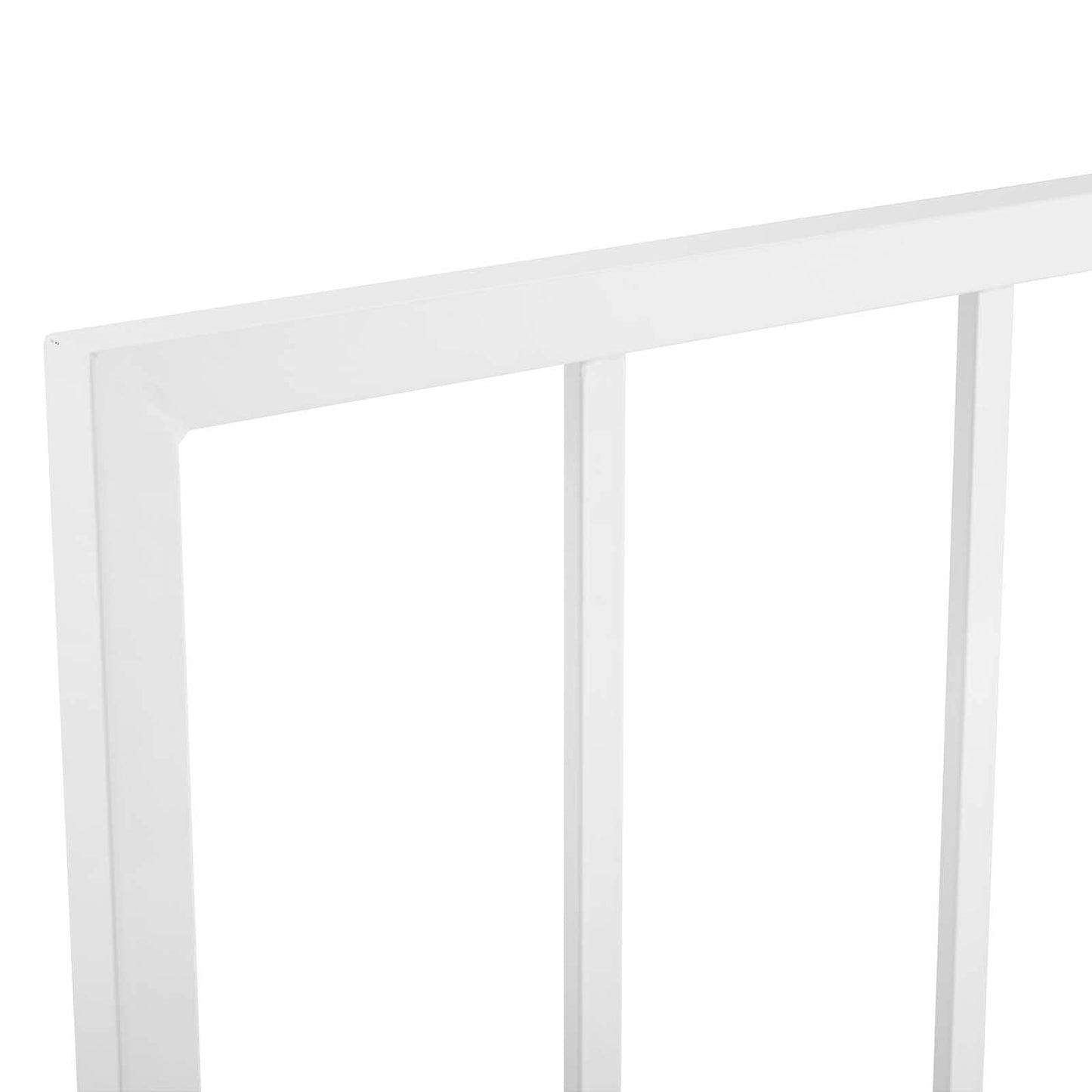 headboards | CasaFoyer Tatum Metal King Headboard | Sleek Design | Durable Iron Construction | Easy Customization | White | casafoyer.myshopify.com